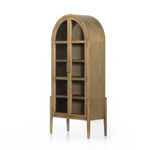 Grandeur Glass Oak Vitrin - Görsel 4